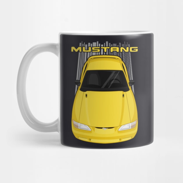 Mustang GT 1994 to 1998 SN95 - Yellow by V8social